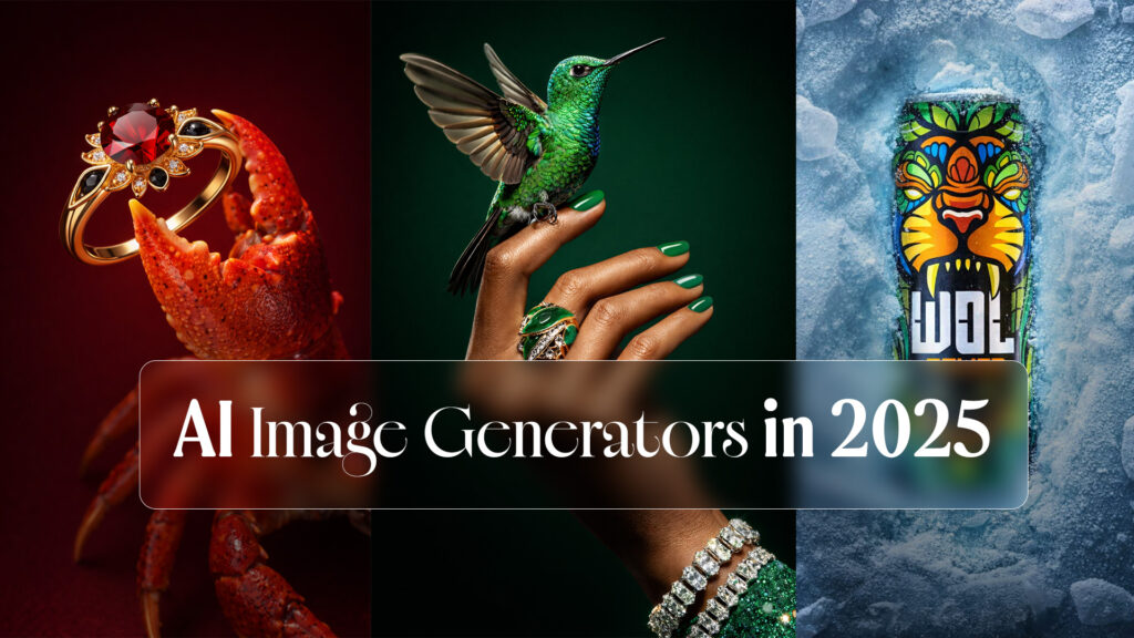 Illustration representing the top AI image generators used by creators and designers in 2025